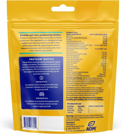 Protexin Daily Care Gut+ Wellness - 60 masticables sabor pato y zanahoria para perros – Image 2