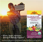 Country Life Realfood Organics Multivitamínico para Mujeres – Orgánico, Vegano, Sin Gluten – 1300mg Alimentos Integrales Fermentados – 60 Comprimidos