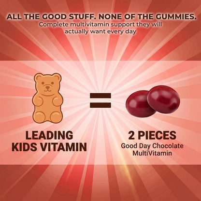 Good Day Chocolate Multivitamínico Completo – Vitaminas del grupo B (B6, B12, folato, biotina): Contribuyen al – Image 6