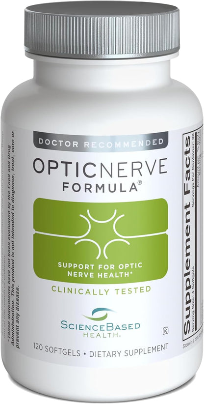 ScienceBased Health Fórmula para el Nervio Óptico – Suplemento Ocular con Omega-3, CoQ10 y Ácido Alfa-Lipoico – 30 Días – Image 1