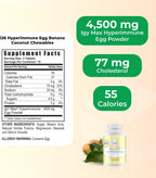 Youngevity i26 Hyperimmune Egg IgY Max Banana Coconut - 45 Comprimidos Masticables