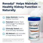 Renadyl Probiótico Renal – 180 Cápsulas (3 Botellas, 3 Meses)