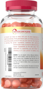 Carlyle Vitamin D3 Gummies 5000 IU (125 mcg) | 90 Count | Peach Flavor | Vegetarian, Non-GMO & Gluten Free Supplement