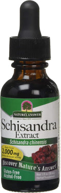Nature's Answer Extracto de Schisandra - Sin Alcohol, Sin Gluten - Apoyo para el Estrés y la Fatiga