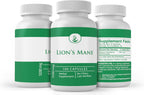 PURE ORIGINAL INGREDIENTS Lion’s Mane (Melena de León), 100 Cápsulas, Siempre Puro, Sin Aditivos ni Rellenos, Verificado en Laboratorio