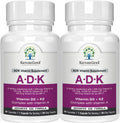 NatureGenX ADK Vitamin Supplement – Vitamins A, D3 & K2 MK-7 for Bone Health & Calcium Absorption – Gluten-Free, Non-GMO, Soy-Free – 120 Capsules, 2-Pack (4-Month Supply)