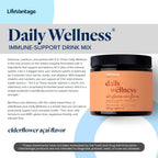 LifeVantage Daily Wellness Mezcla de Bebida de Apoyo Inmunitario, Sabor Saúco-Acai, 178g (30 porciones)