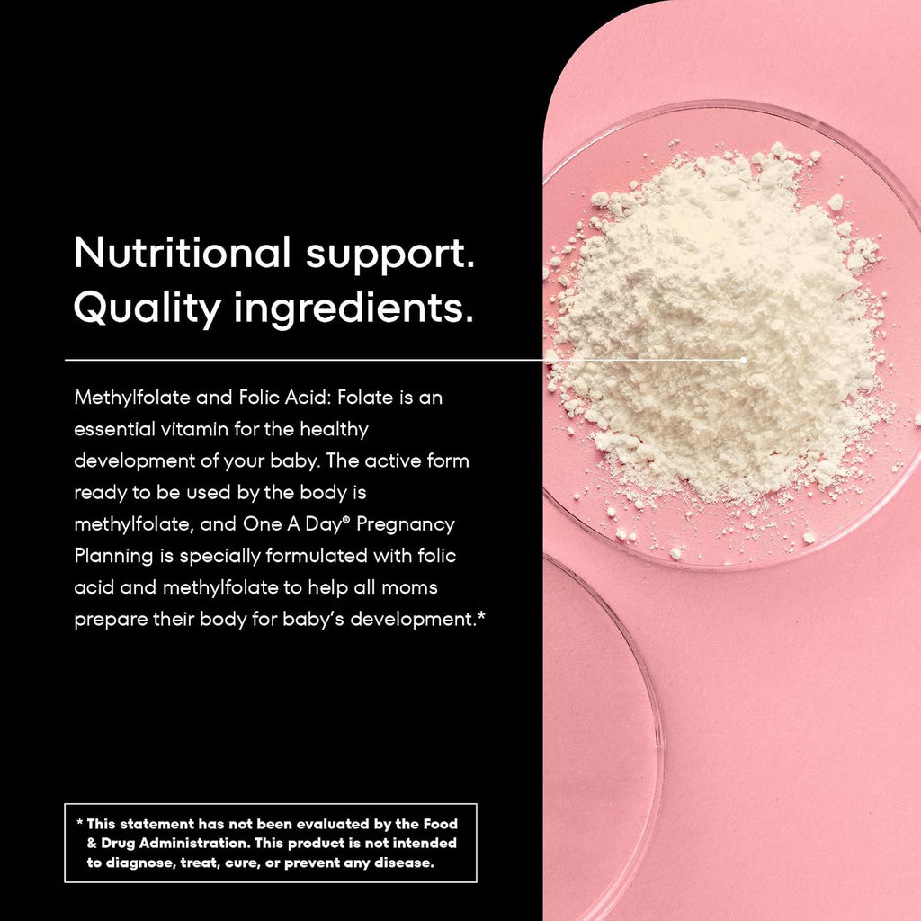 One A Day Pregnancy Planning Multivitamínico Prenatal para Mujeres, 60 Comprimidos