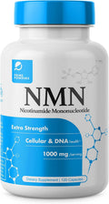 Prime Powders Cápsulas de NMN – 1000 mg por Ración – Nicotinamida Mononucleótido Estabilizada – Alta Potencia – 120 Cápsulas Vegetarianas, No Transgénico y Sin Gluten