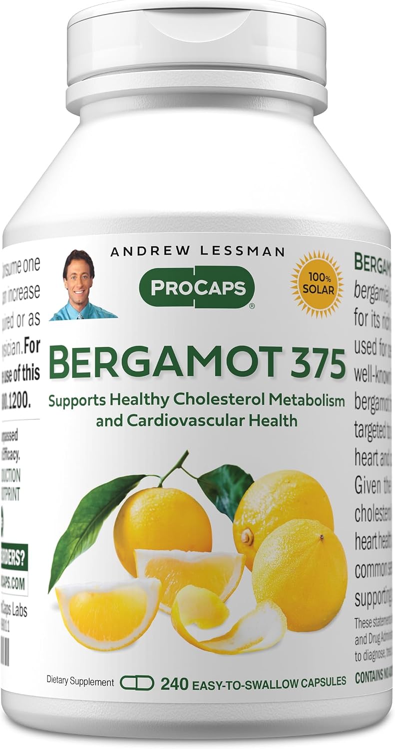 ANDREW LESSMAN Bergamota 375mg - 240 Cápsulas