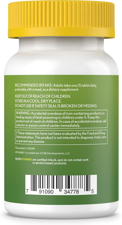 Noor Vitamins Multivitamínico para Mujeres – Vitamina A: Contribuye al mantenimiento de la visión, la piel y las – Image 6