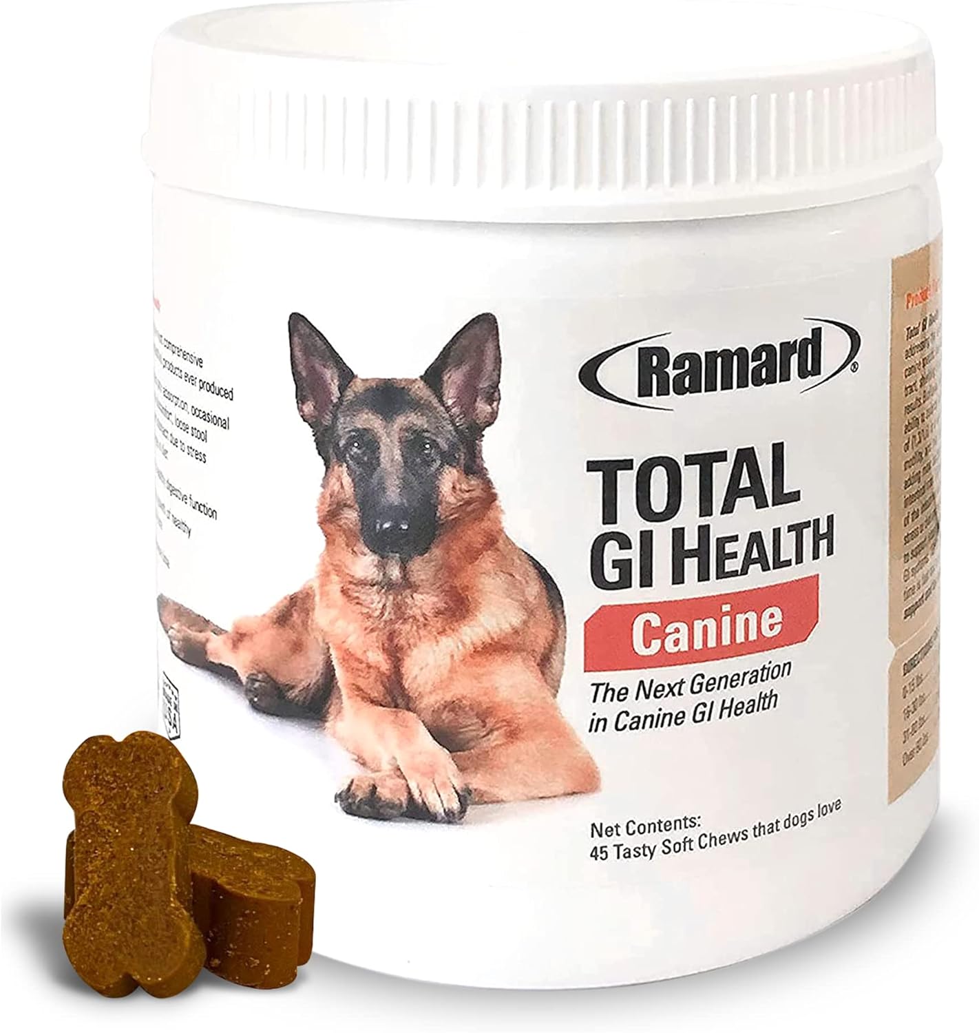 Ramard Total GI Canine Health Soft Chews, 45 unidades