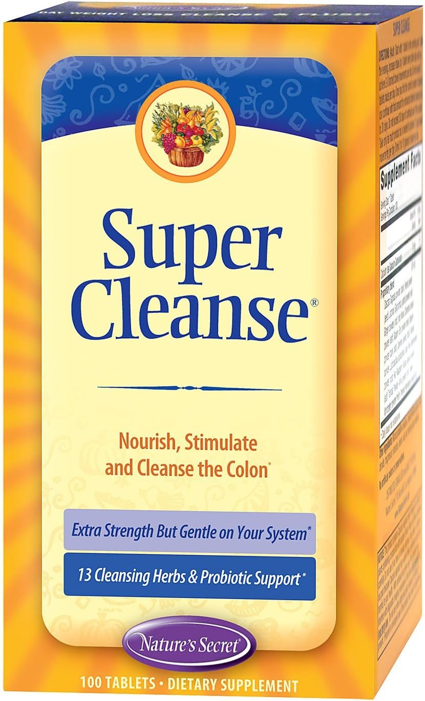 Nature's Secret Super Cleanse 100 Comprimidos