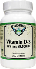 Vitamina D-3 125 mcg (5.000 UI) de Lanolina en Base