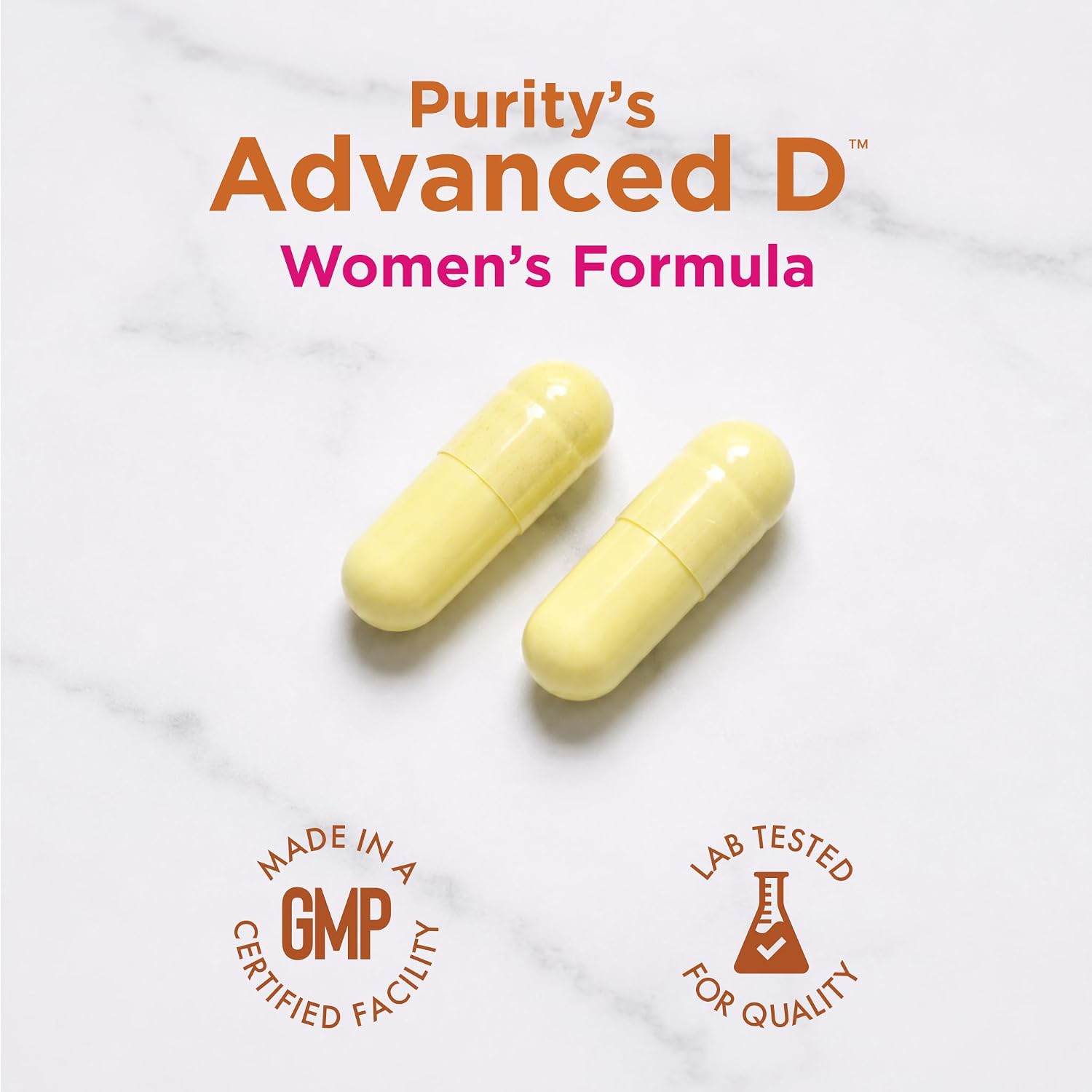 Advanced Vitamin D Women's Formula con Luteína y Biotina, 60 Cápsulas Vegetales