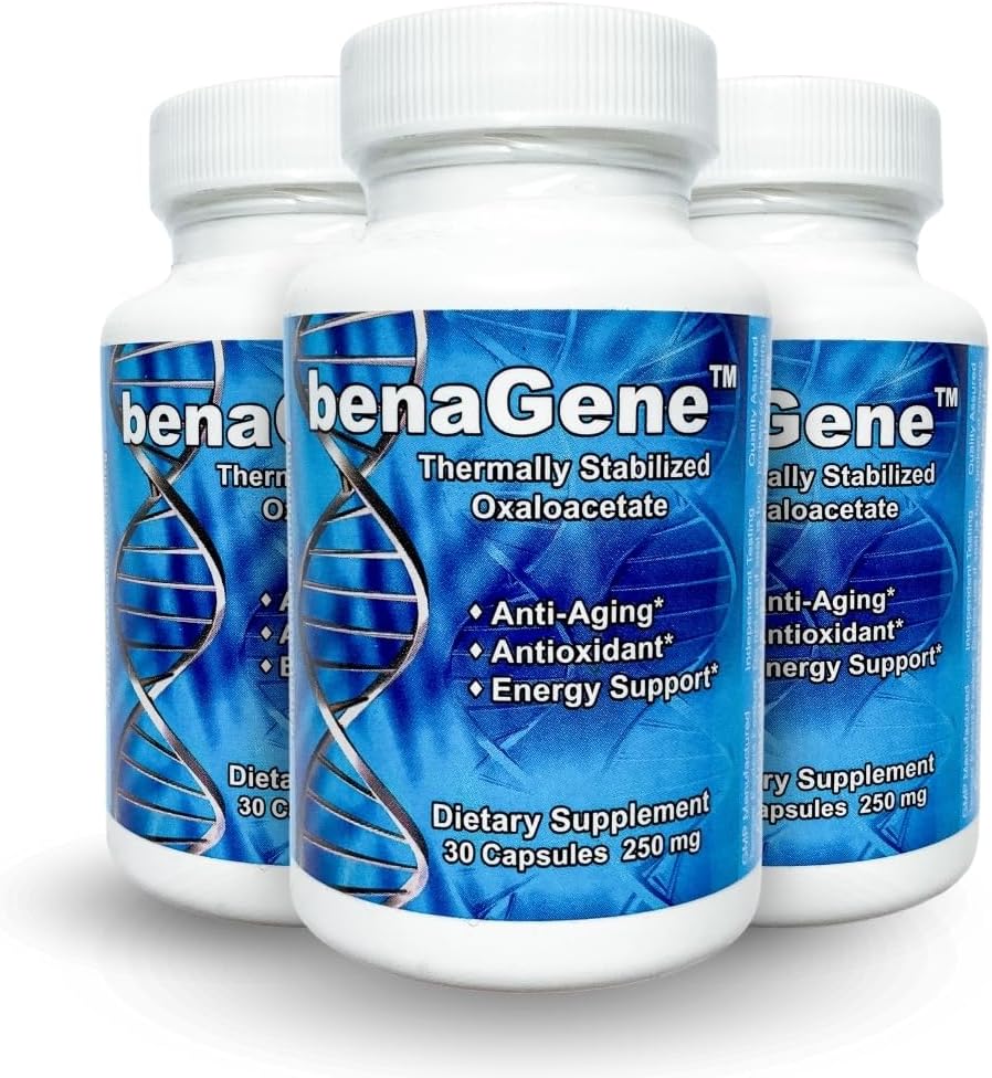 Benagene Oxaloacetato con Vitamina C - 30 Cápsulas - Energía Celular