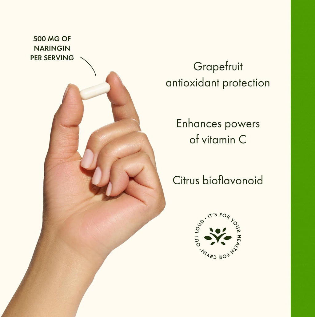 Swanson Naringina Bioflavonoide Cítrico 500 mg, 60 Cápsulas