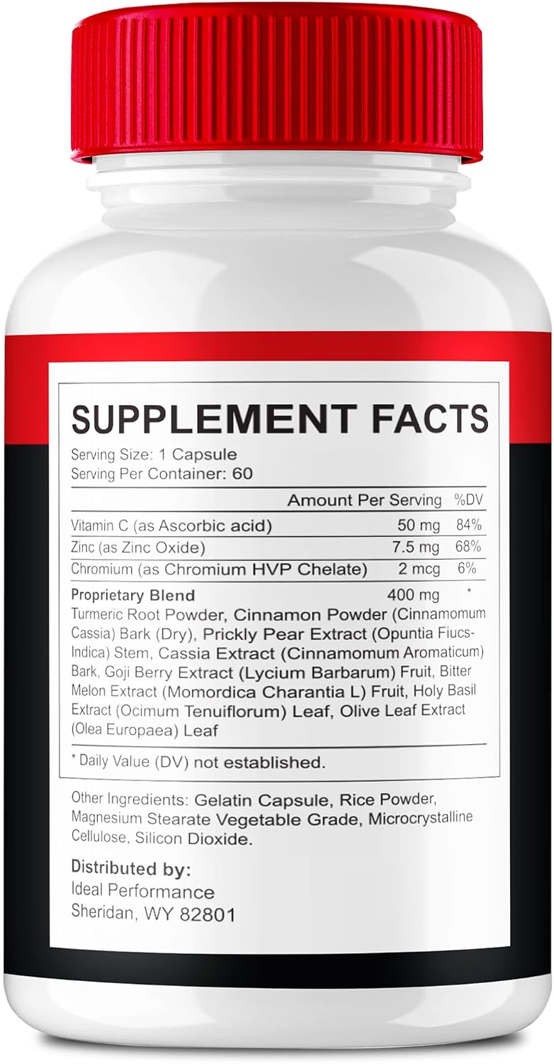 Glycowize Blood Optimizer Cápsulas - Suplemento Premium para Circulación y Niveles Estables (2 Paquetes)