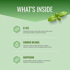 Approved Science MemorySyl - Suplemento de Memoria y Concentración (180 Cápsulas, 6 Meses) - Vegano