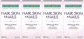 Nature's Bounty Cabello, Piel y Uñas – 60 comprimidos (Pack de 4)