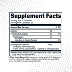 Type Zero Ashwagandha Gummies 60 gominolas (30 dosis) - Sabor a bayas