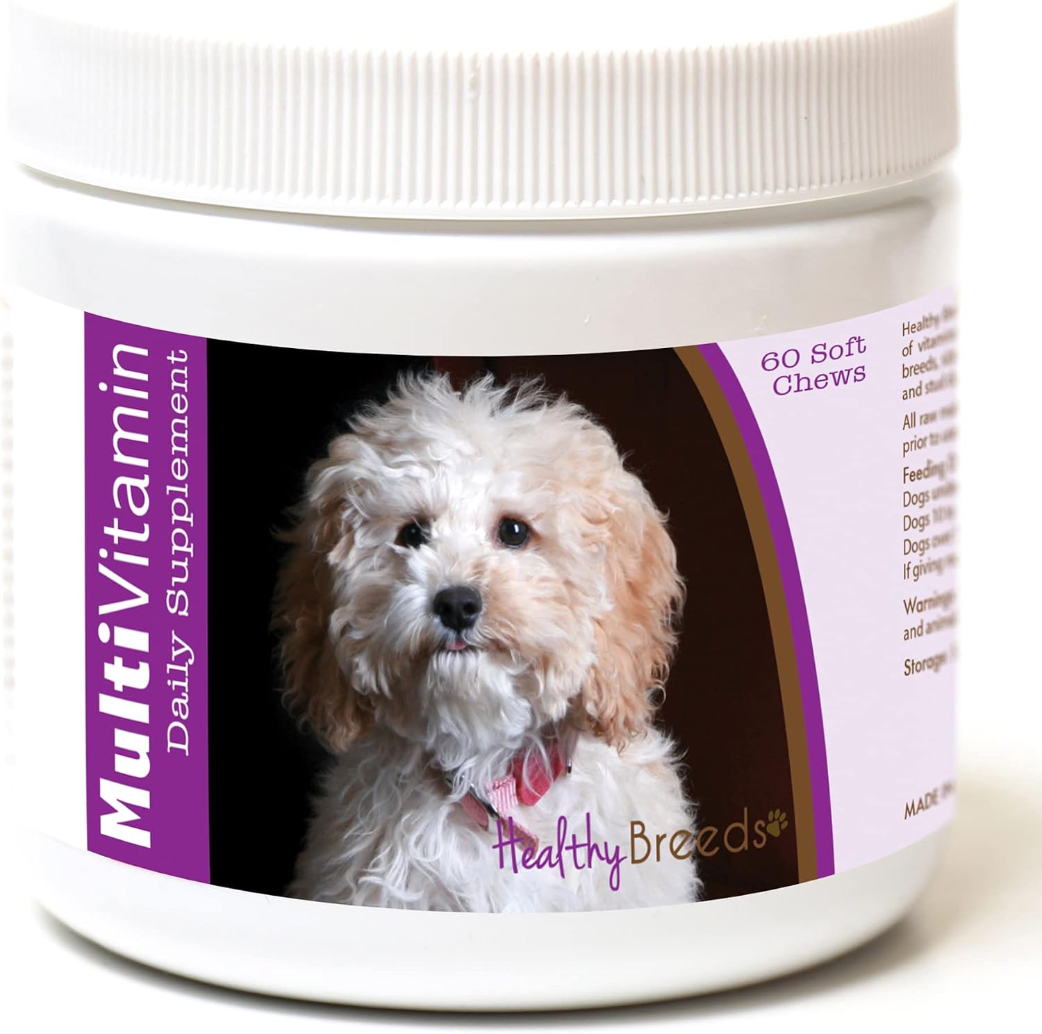 Healthy Breeds Cockapoo Multi-Vitamin Soft Chews 60 unidades