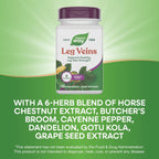 Nature's Way Leg Veins Premium Blend - 120 Cápsulas (60 Dosis)