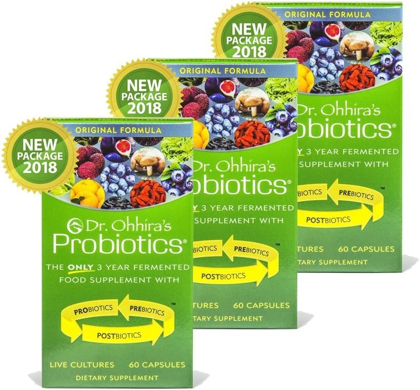 Dr. Ohhira's Probiotics Original Formula, 60 Cápsulas (3 Pack)