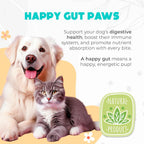Probióticos para perros en masticables - 60 unidades - Apoyo digestivo y salud intestinal - Sabor a ternera