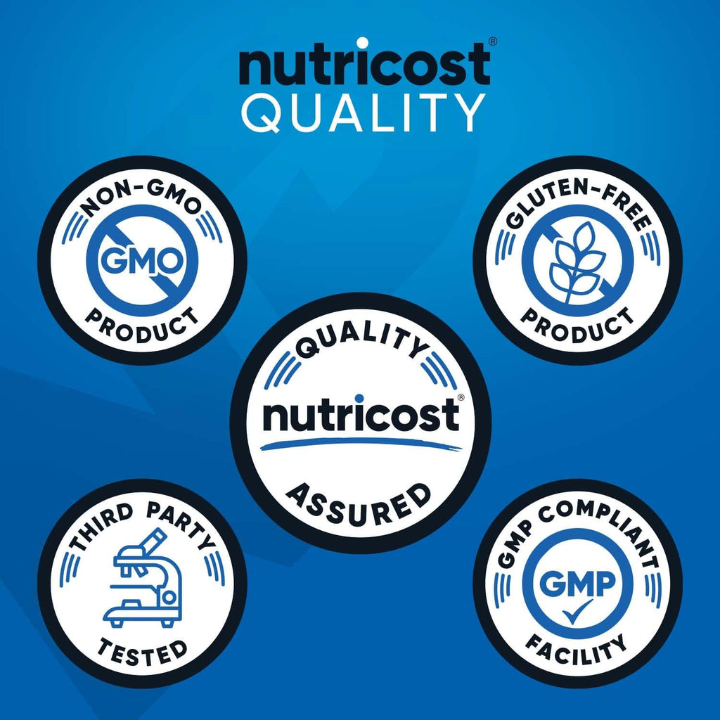 Polvo de HMB (Beta-Hidroxi Beta-Metilbutirato) de Nutricost, 250 Gramos - Sin Gluten y No GMO