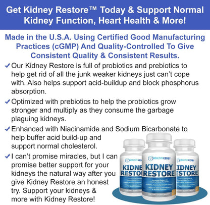 Kidney Restore & Kidney-D 2-Pack – Cápsulas para Apoyo Renal con Vitamina D y Probióticos – Image 3