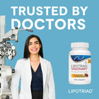 Lipotriad Visionary Eye Vitamins - 90 Cápsulas - Suplemento Ocular con Luteína y Zeaxantina