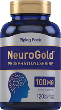Piping Rock Fosfatidilserina 100mg | 120 Cápsulas Blandas | NeuroGold™