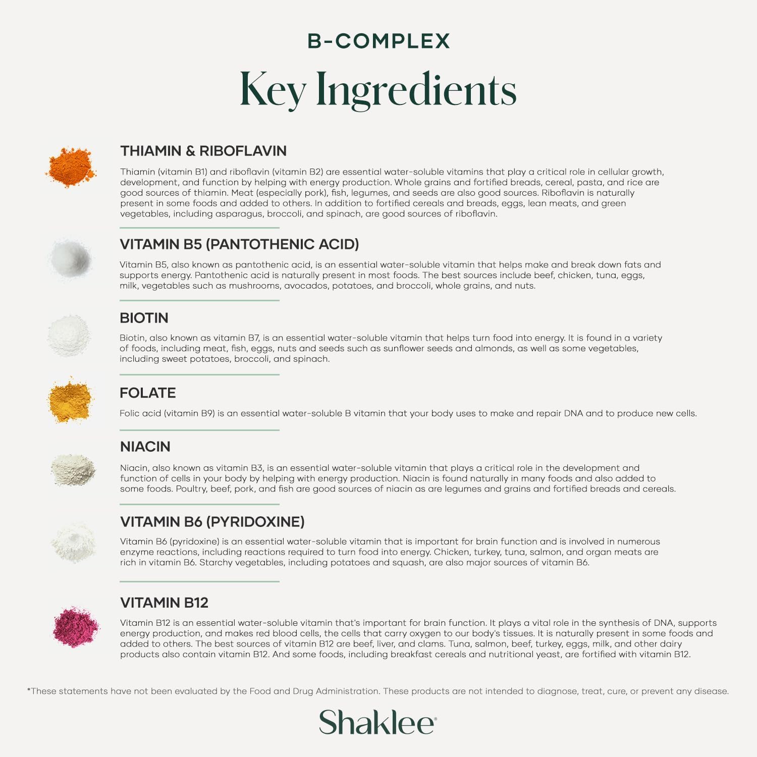 Shaklee - Complejo B - Impulso de Energía con Sistema de Absorción Bioactivada Patentado - Vitaminas B para el Bienestar - Apoya la Energía, Salud Cardiovascular y Cerebral - 240 Comprimidos