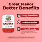 MaryRuth's Energy Dissolving Strips | B Vitamin Complex | Energy Metabolism | Vitamin B12 | Green Coffee Seed Extract | L Theanine | Strawberry Flavor | Vegan | Sugar Free | Gluten Free | 30 Count