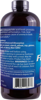 Ácido Fólico Líquido 800 mcg, 237 ml