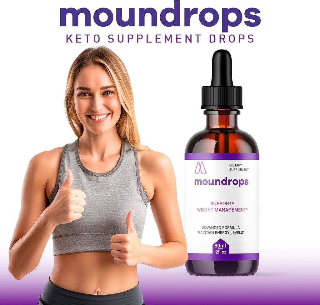 Moundrops Gotas para la Energía y el Fitness - Fórmula Natural - 90 Servicios (Pack de 5)