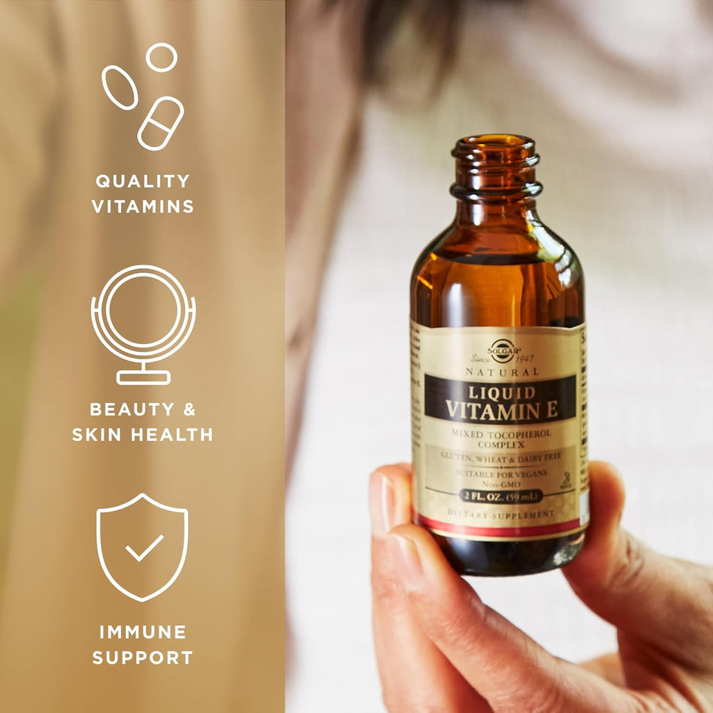 Solgar Vitamina E Líquida Natural con Gotero - 2 fl oz (59 ml)