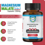TRUEMED Malato de Magnesio 1350mg – 90 Cápsulas