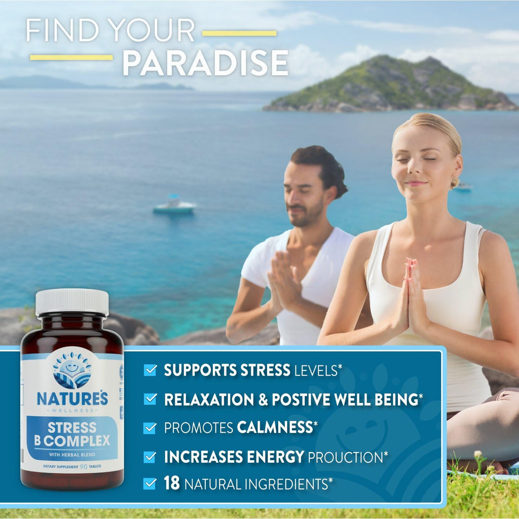 Nature's Wellness Complejo B para el Estrés y Estado de Ánimo
