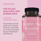 Reserveage Ultra Collagen Booster y Keratin Hair Booster - Cápsulas de Colágeno y Keratina con Dermaval, Biotina y Resveratrol - Apoyo para Piel y Cabello (60+60 cápsulas)