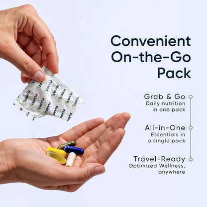 Planet 3 Vitamin Packs - Paquetes diarios de – Fortalecimiento del sistema inmunitario: La combinación de vitamina – Image 2