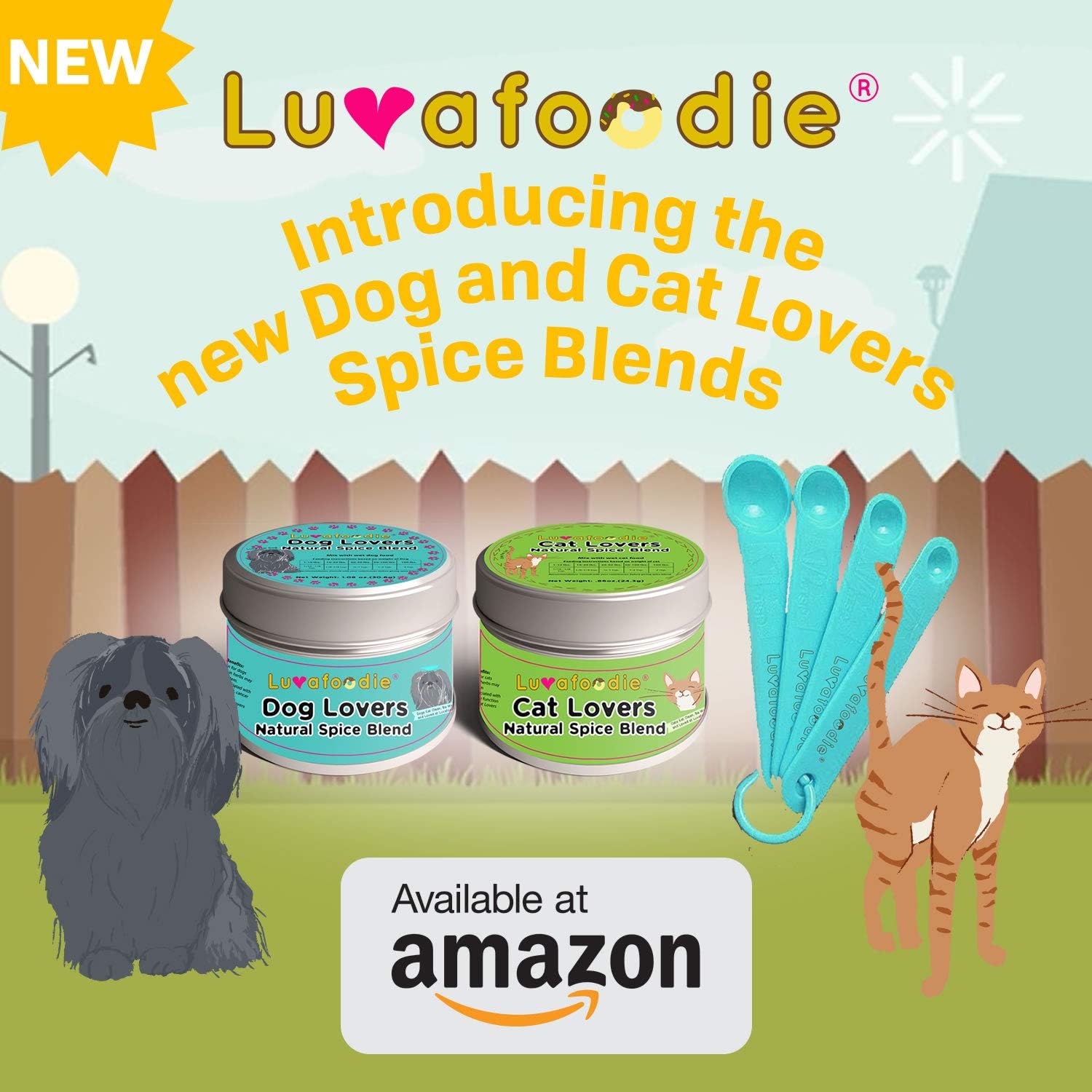 Luvafoodie Lata de Especias para Perros (Pack de 2)