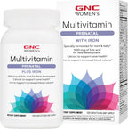 GNC Fórmula Multivitamínica Prenatal con Hierro, 120 Comprimidos