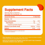 Feel Great Gummies de Vitamina C para Niños – 90 Gummies – 250 mg por ración