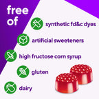 Vitafusion Vitamina B12 1000 mcg, 140 Gomitas, Sabor Frambuesa