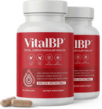 VitalBP - 2 Pack - Apoyo para la presión arterial normal - Favorece el flujo sanguíneo y las arterias - con CoQ10, L-Citrulina, K2 y D3 - 60 Cápsulas