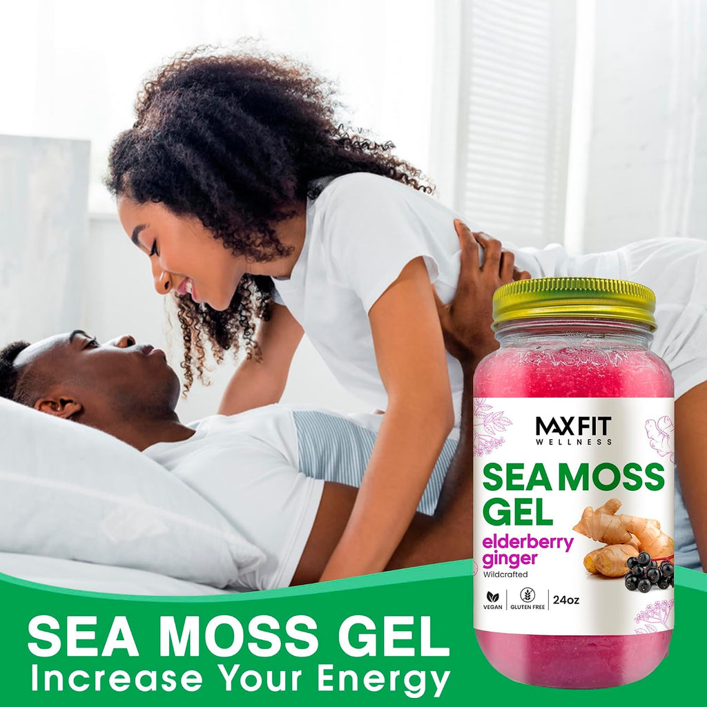 Gel de Musgo Marino Silvestre Premium - 24 oz (680 g) - 12 Sabores - MAX FIT
