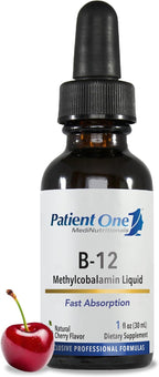 Patient One Vitamina B12 2000mcg Líquido - Metilcobalamina para Energía y Salud Cardíaca y Nerviosa