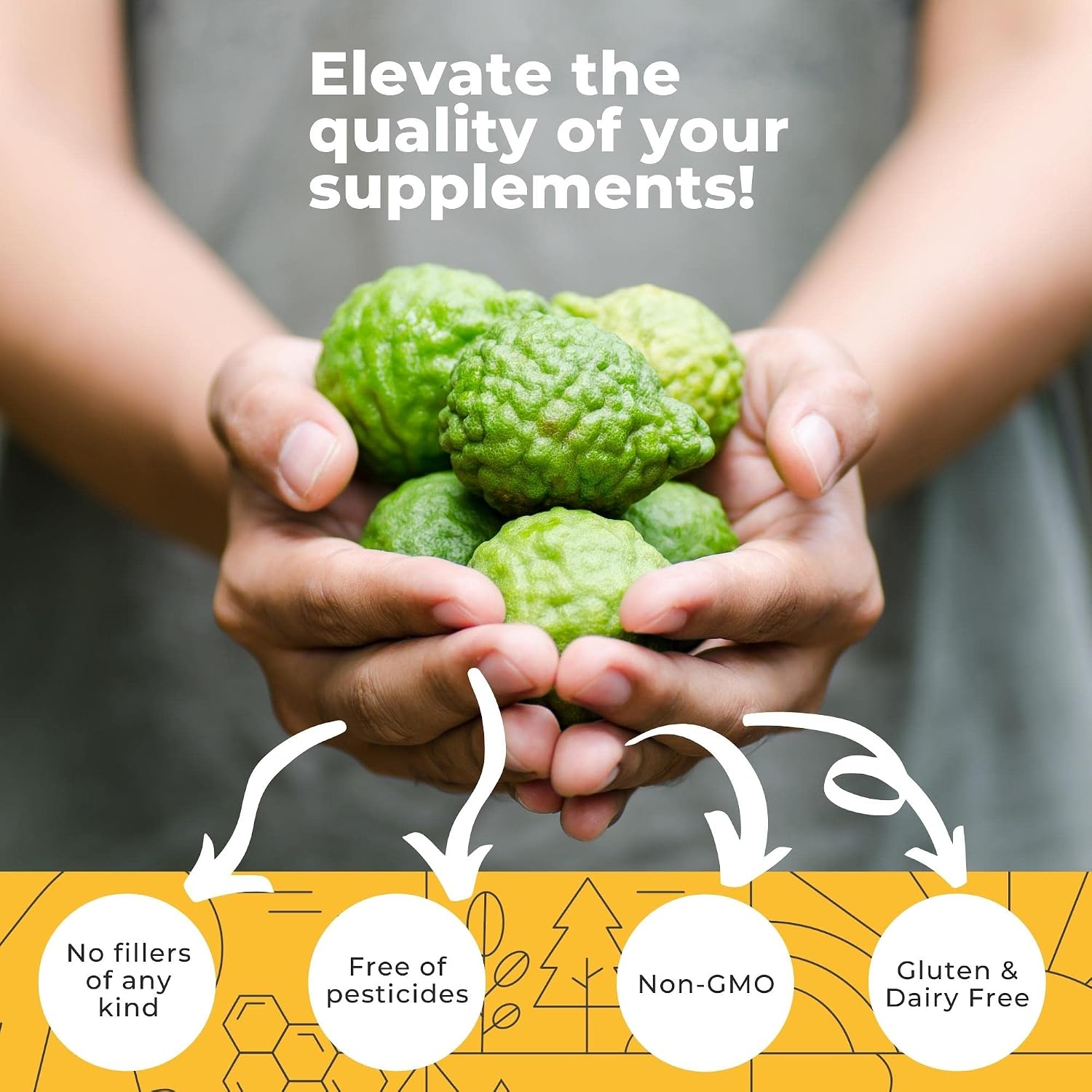 Citrus Bergamot Extract 1000mg – 180 Cápsulas – Eleva Nutrition